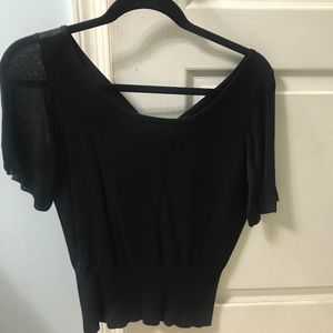 WHBM black sweater